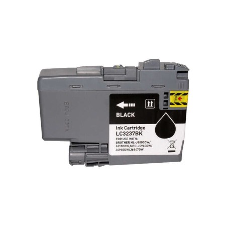 Brother LC3237 Tinteiro Preto Pigmentada Genérico - Substitui LC3237BK