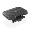 Aisens Reposapies Ergonomico Inclinable y Ajustable en Altura - Base Antideslizante - Peso Max.30kg - Material HIPS Resistente
