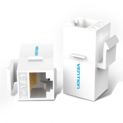 Vention Pack of 5 UTP RJ45 Cat6 Network Connectors - White