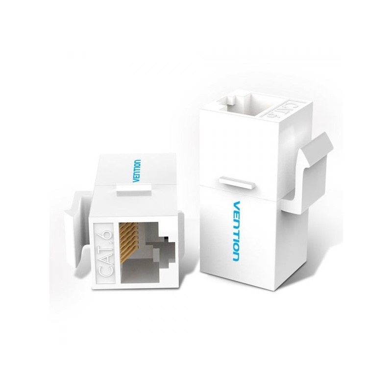 Vention Pack of 5 UTP RJ45 Cat6 Network Connectors - White