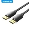 Vention Câble DisplayPort Mâle vers DisplayPort Mâle 4K - 5m - Couleur Noir