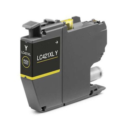 Brother LC421XL Jaune Cartouche d'encre Générique - Remplace LC421XLY