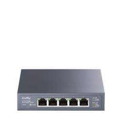 Cudy Switch No Administrado de 5 Puertos RJ45 - Capacidad Conmutacion 25Gbps - Indicadores LED - Funcion Vigilancia IGMP