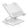 Aisens Support de Bureau 7"-13" Ajustable pour Portable / Tablette - Couleur Argent