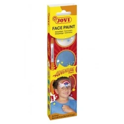Jovi Adventure Estuche de 3 Botes 8ml Maquillaje Crema + Accesorios - Hipoalergenico - Facil Aplicacion - Base Grasa - Elimina