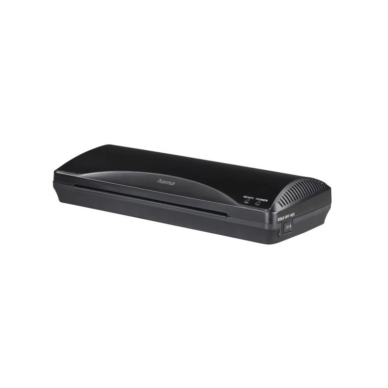 Hama Plastificadora A4 - Laminas hasta 0.6mm - Uso en Caliente y Frio - Velocidad Laminacion 250mm/min - Calentamiento en 4