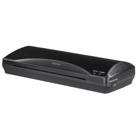 Hama Plastificadora A4 - Laminas hasta 0.6mm - Uso en Caliente y Frio - Velocidad Laminacion 250mm/min - Calentamiento en 4