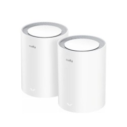 Cudy Pack de 2 Sistemas WiFi Mesh 7 Gigabit Dual Band BE3600 - Velocidad hasta 1000Mbps - 3 Puertos - Antenas Internas - Color