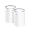 Cudy Pack de 2 Sistemas WiFi Mesh 7 Gigabit Dual Band BE3600 - Velocidad hasta 1000Mbps - 3 Puertos - Antenas Internas - Color