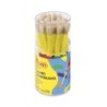 Jovi Jumbo Paint Brushes Bote 20 Pinceles Medianos Pelo Cerda - Gruesos de Pelo Natural - Mango de Plastico - No Gotean