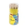 Jovi Jumbo Paint Brushes Tub of 20 Medium Bristle Brushes - Thick Natural Hair - Plastic Handle - Drip-Free - Easy to Clean