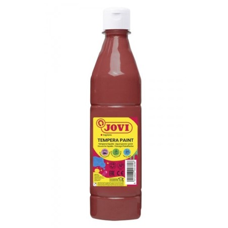 Jovi Tempera Paint Tempera Liquida 500ml - Base Agua - Lista para Usar - Alto Poder Cubriente - Secado Rapido - Excelente
