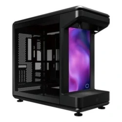 Cooler Master MasterFrame 360 Stage LCD Caja ATX - 2x USB-A 3.2 1x USB-C 4.0 1x Audio y Micro - Pantalla 15,6" FHD - Focos ARGB