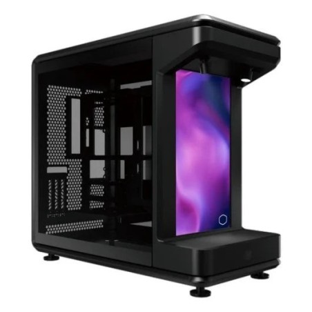 Cooler Master MasterFrame 360 Stage LCD Caixa ATX - 2x USB-A 3.2 1x USB-C 4.0 1x Áudio e Micro - Ecrã 15,6" FHD - Focos ARGB