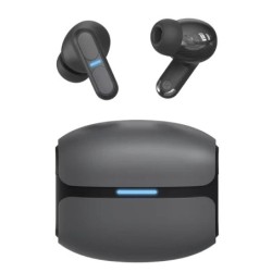 Leotec TWS Gaming Nebula Fit Auriculares Bluetooth 6.0 - Estuche de Carga - Color Negro