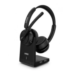Urban Factory Movee Max Auscultadores Bluetooth 5.2 - Redução Ativa de Ruído - Suporte de Carregamento - Microfone com Redução