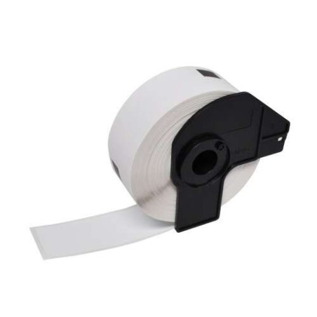 Brother DK11219 - Circular Precut Generic Labels - 12 mm Diameter - 1200 Units - Black text on white background