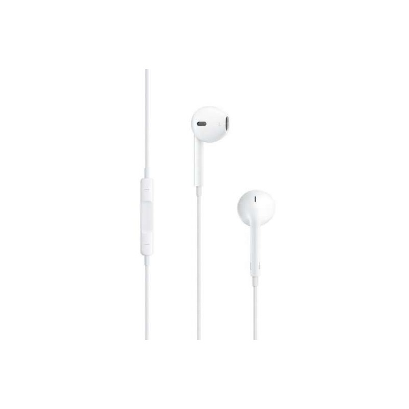 Apple EarPods Auriculares Binaurales - Microfono Integrado - Control de Volumen - Jack 3.5mm - Color Blanco