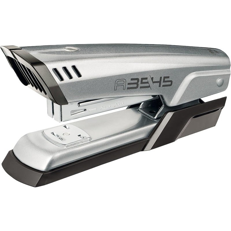 Maped Half Strip A-3545 Grapadora Metalica de Sobremesa - Hasta 25 Hojas a la Vez - Admite Grapas 24/6 y 26/6 - Grapado Abierto