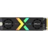 PNY CS3150 Disco Sólido SSD M2 2TB NVMe PCIe Gen5 x4 com Dissipador Térmico - Iluminação RGB - Cor Preto