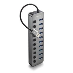 NGS IHUB10 Hub USB 3.0 - 10 Puertos USB 3.0 con Interruptores - Hasta 5Gbps