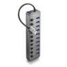 NGS IHUB10 Hub USB 3.0 - 10 Puertos USB 3.0 con Interruptores - Hasta 5Gbps