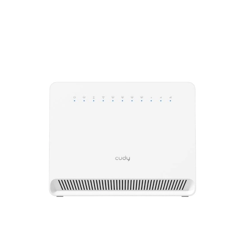 Cudy Router Gigabit WiFi 4G LTE Cat 6 AC1200 - Velocidad hasta 1000Mbps - 4 Puertos - Antenas Internas - 1 Ranura Nano SIM