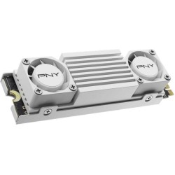 PNY CS3150 Disco Sólido SSD M2 2TB NVMe PCIe Gen5 x4 com Dissipador Térmico - Cor Branco