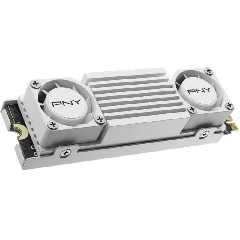 PNY CS3150 Disco Sólido SSD M2 2TB NVMe PCIe Gen5 x4 com Dissipador Térmico - Cor Branco