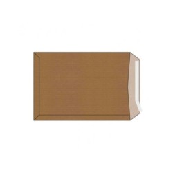 Sam Pack de 250 Sobres de Papel Kraft 90grs - Medidas 250x353mm - Autoadhesivo con Tira de Silicona - Color Marron