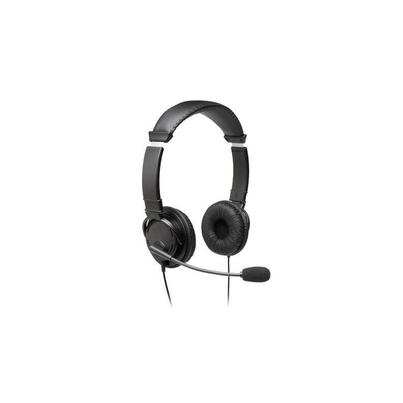 Kensington Casque HiFi USB avec Microphone - Son Stéréo - Grand Confort - Suppression du Bruit - Câble USB de 1.82m