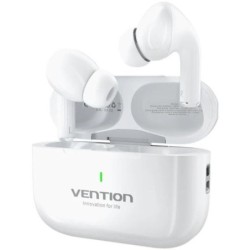 Vention Echo Lite E11 Auriculares Bluetooth 5.4 con Estuche de Carga - True Wireless - 6h Autonomia - Color Blanco