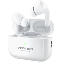 Vention Echo Lite E11 Auscultadores Bluetooth 5.4 com Estojo de Carregamento - True Wireless - 6h Autonomia - Cor Branco