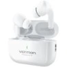 Vention Echo Lite E11 Auriculares Bluetooth 5.4 con Estuche de Carga - True Wireless - 6h Autonomia - Color Blanco