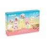 Jovi Kawaii Air Dry Kit con Pasta Endurecible 500gr + 4 Plantillas + Pinturas + Complementos - Facil de Moldear - Colores