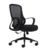 Oqonos Cherg 006 Silla de Oficina Ergonomica con Respaldo de Malla Transpirable, Piston de Gas Clase 4, Soporte Lumbar