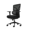 Oqonos Cherg 012 Cadeira de Escritório Ergonómica com Encosto e Assento em Malha Elástica, Apoios de Braços 4D, Assento