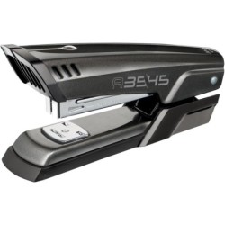 Maped Half Strip A-3545 Metal Desktop Stapler - Up to 25 Sheets at Once - Takes 24/6 and 26/6 Staples - Open and Closed