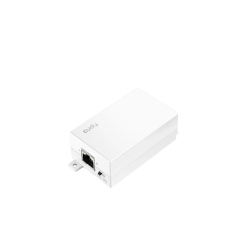 Cudy Extensor PoE - Alcance 1Gbps até 100m - Alcance 10Mbps até 250m - Indicadores LED - Potência 30W - 80.1x48.9x31.9mm