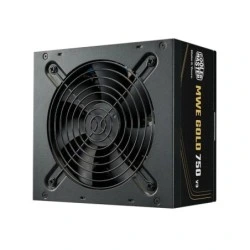 Cooler Master MWE V3 Fuente de Alimentacion 80+ Gold 750W - ATX 3.1 - 12V-2X6 - PFC Activo - No Modular