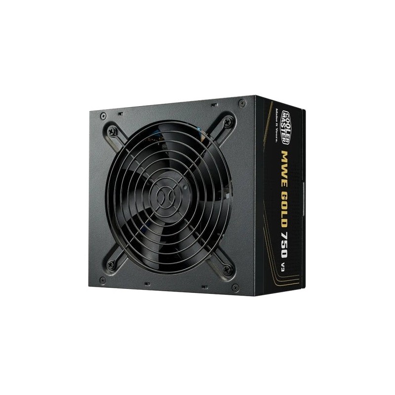 Cooler Master MWE V3 Fonte de Alimentação 80+ Gold 750W - ATX 3.1 - 12V-2X6 - PFC Ativo - Não Modular