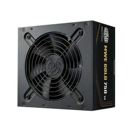 Cooler Master MWE V3 Fuente de Alimentacion 80+ Gold 750W - ATX 3.1 - 12V-2X6 - PFC Activo - No Modular