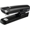Maped Essentials Half Strip Desktop Stapler - Up to 20 Sheets at Once - Takes 22/6 24/6 26/6 Staples - Closed Stapling - Black