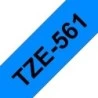 Brother TZe561 Ruban d'Étiquettes Laminé Générique - Texte Noir sur Fond Bleu - Largeur 36mm x 8 mètres