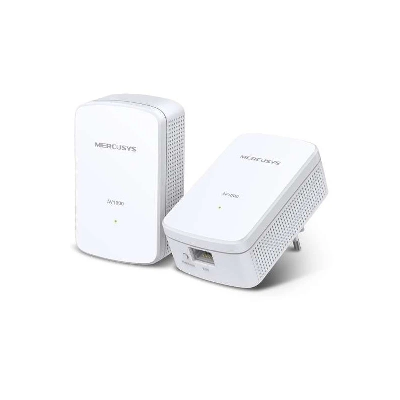 Mercusys MP500 Adaptador Powerline - 1000Mbps - Alcance 300m - Gigabit Ethernet - Pack de 2
