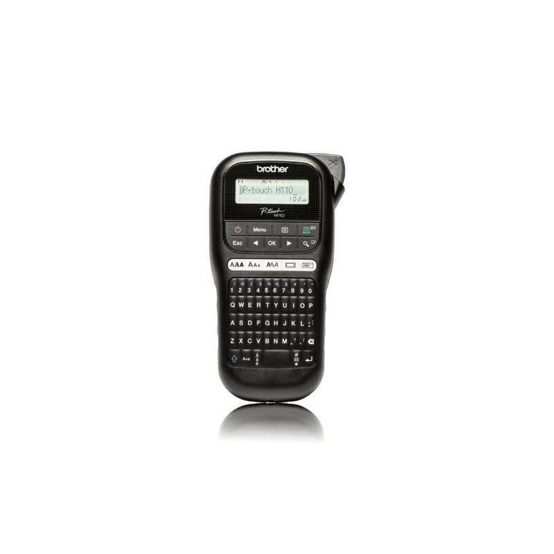 Brother PT-H110 Étiqueteuse Électronique Portable - Écran LCD - 253 Symboles - Vitesse 20mm/s - Couleur Noir