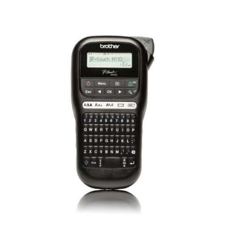 Brother PT-H110 Étiqueteuse Électronique Portable - Écran LCD - 253 Symboles - Vitesse 20mm/s - Couleur Noir