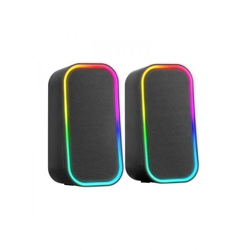 Mars Gaming MS-OM Altavoces - Sonido Envolvente 20W - Iluminacion RGB Controlable - Bluetooth 5.3 y AUX-IN - Compatibilidad