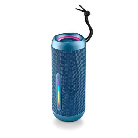 NGS Roller Furia 2 Coluna Bluetooth 30W TWS - Iluminação LED - Autonomia até 9h - Resistência à Água IPX7 - Cor Azul