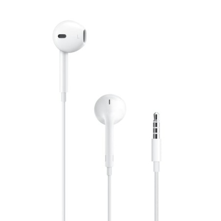 Apple EarPods Auriculares Binaurales - Microfono Integrado - Control de Volumen - Jack 3.5mm - Color Blanco